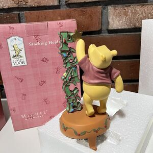 Disney Winnie The Pooh Peace Weighted Stocking Holder Hanger Michael & Co. New